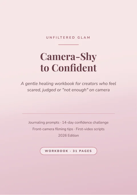 Cover of Camera-Shy to Confident